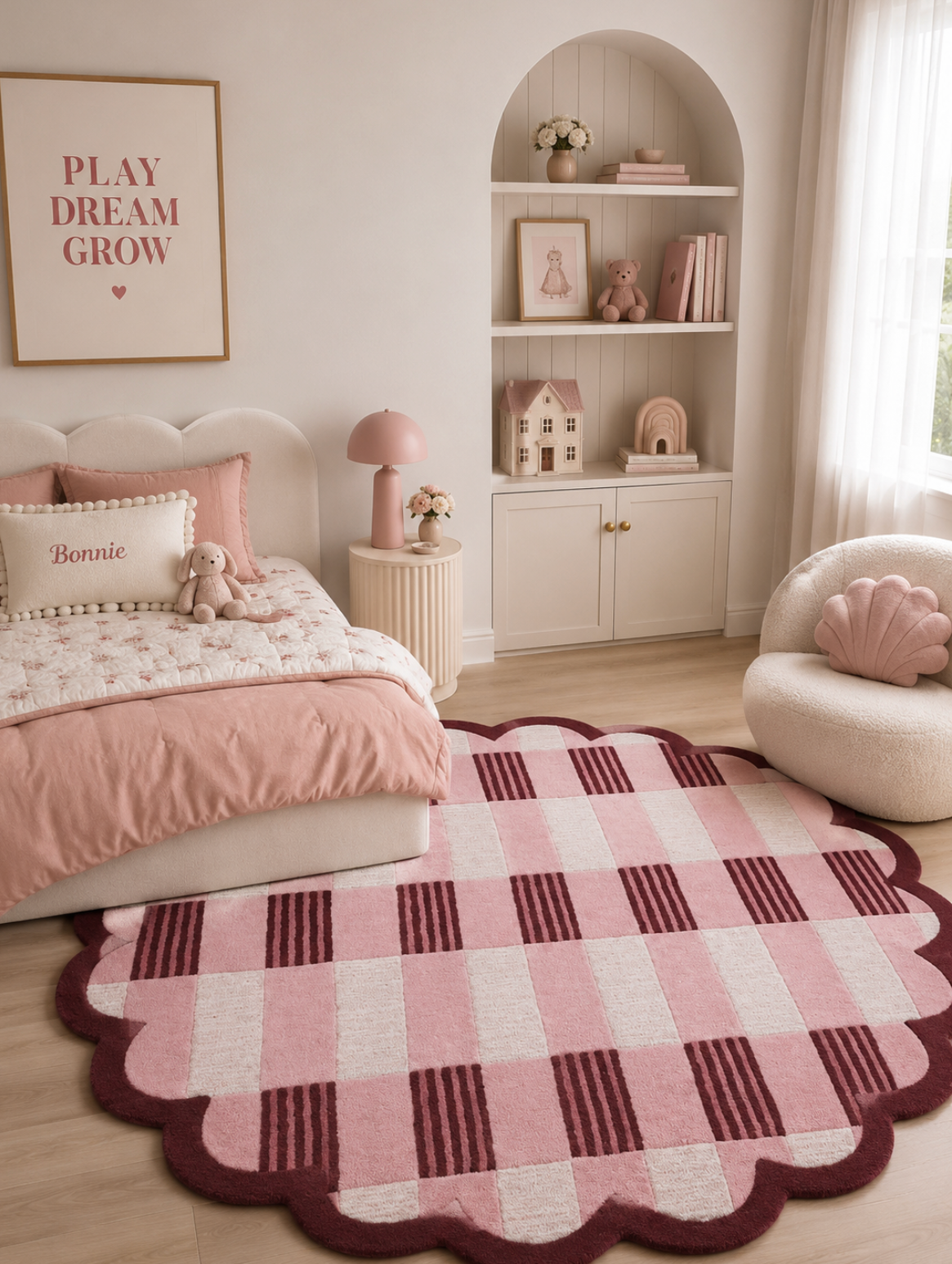 The Poppy Rug - Pink