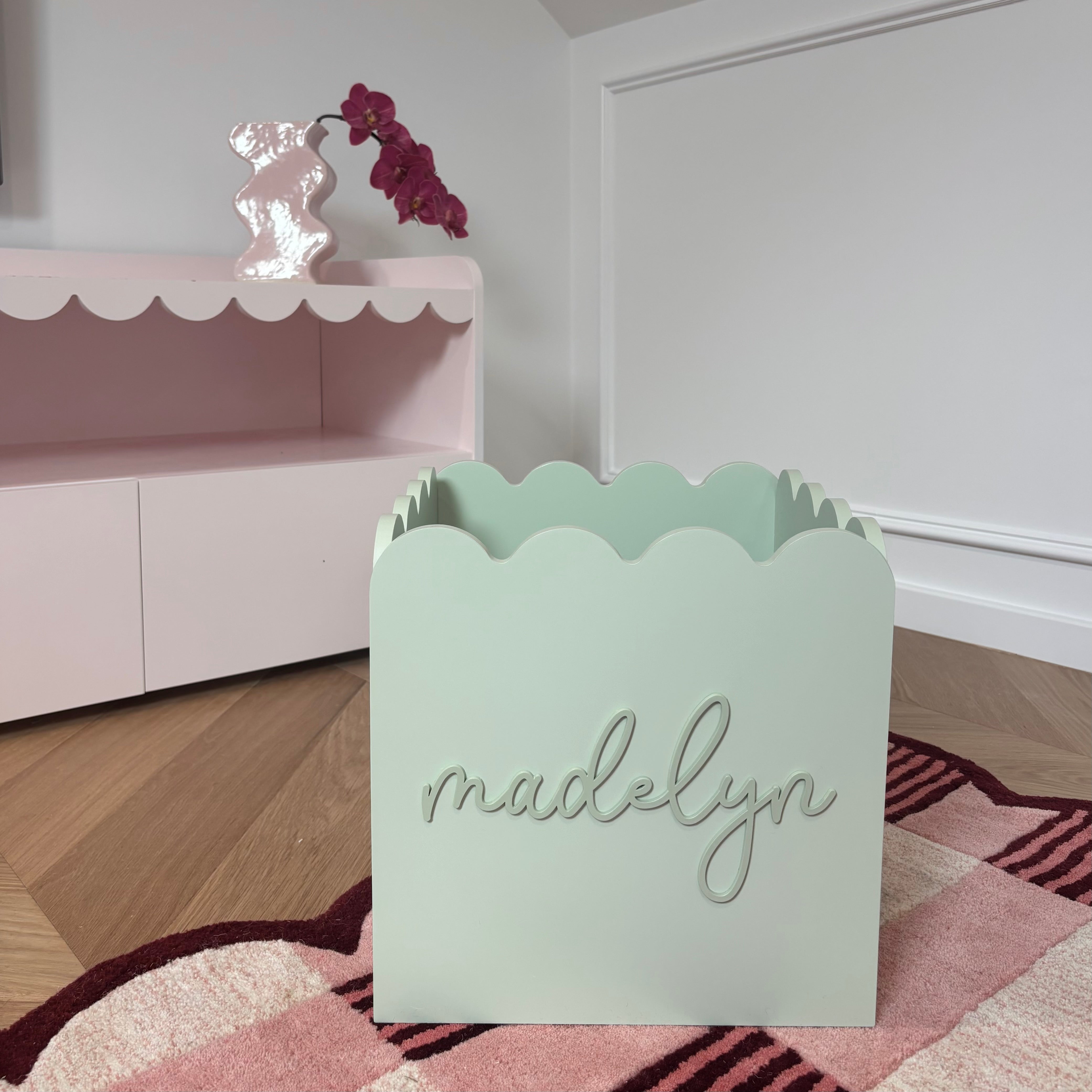 Sage Teddy Toy Box