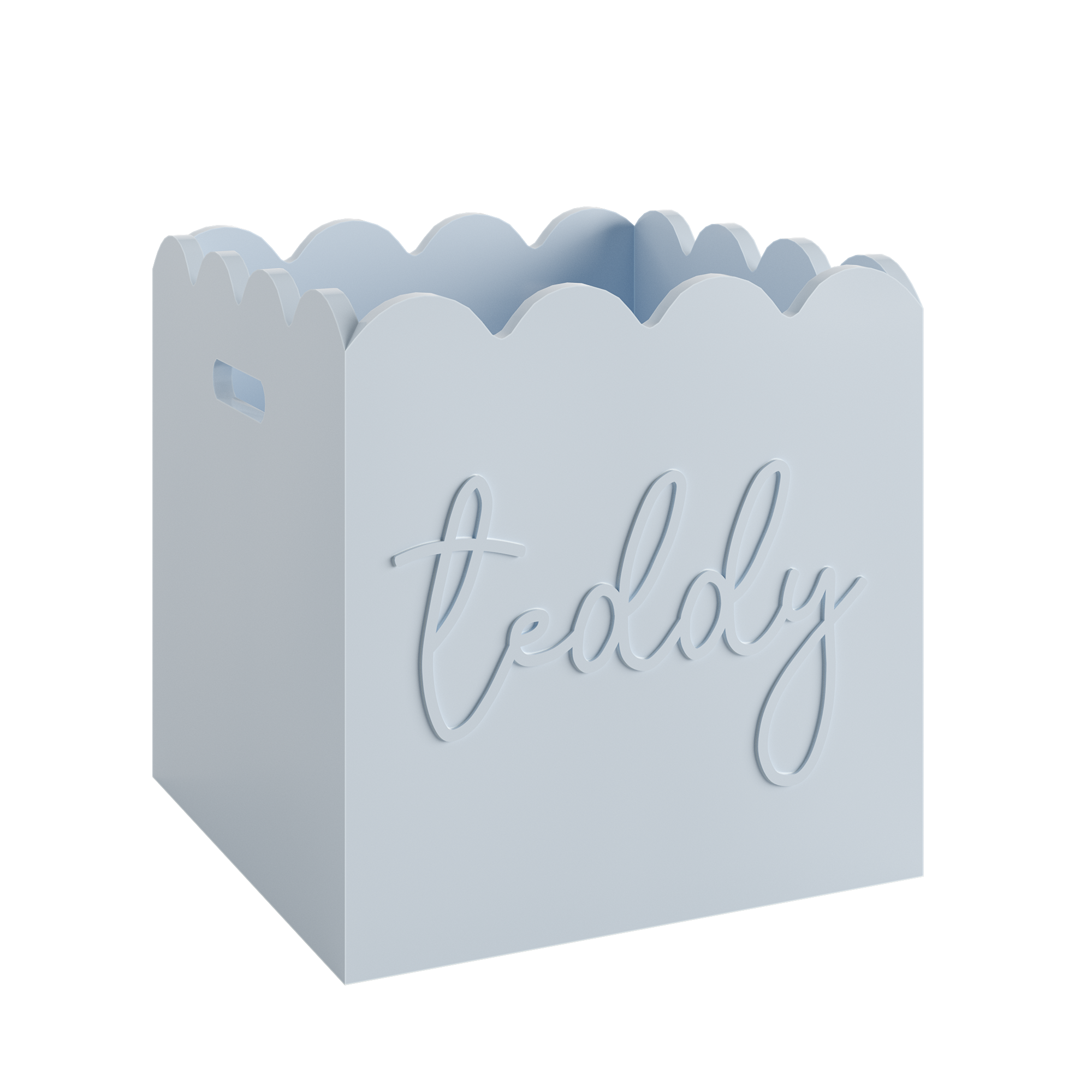 Blue Teddy Toy Box