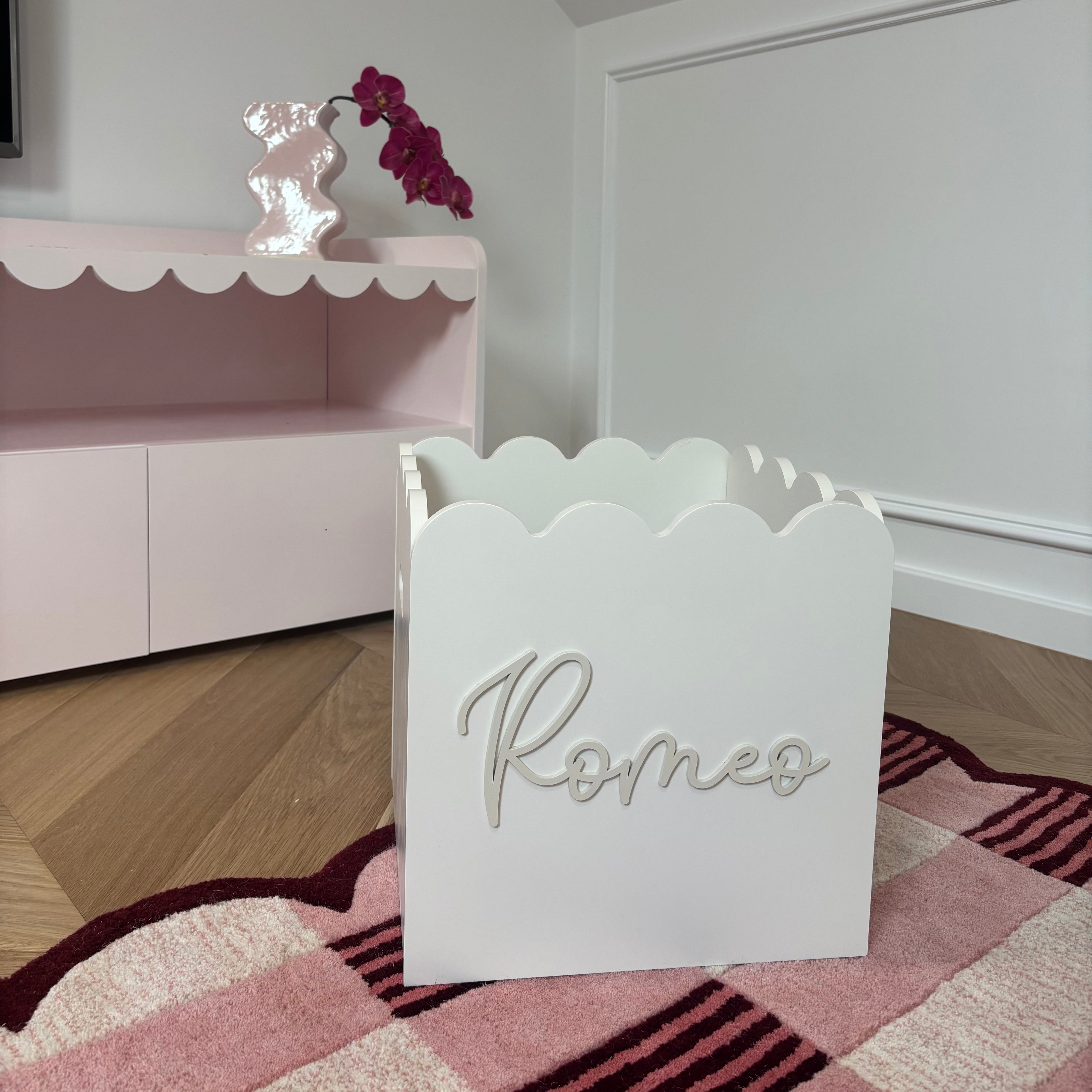 Beige Teddy Toy Box
