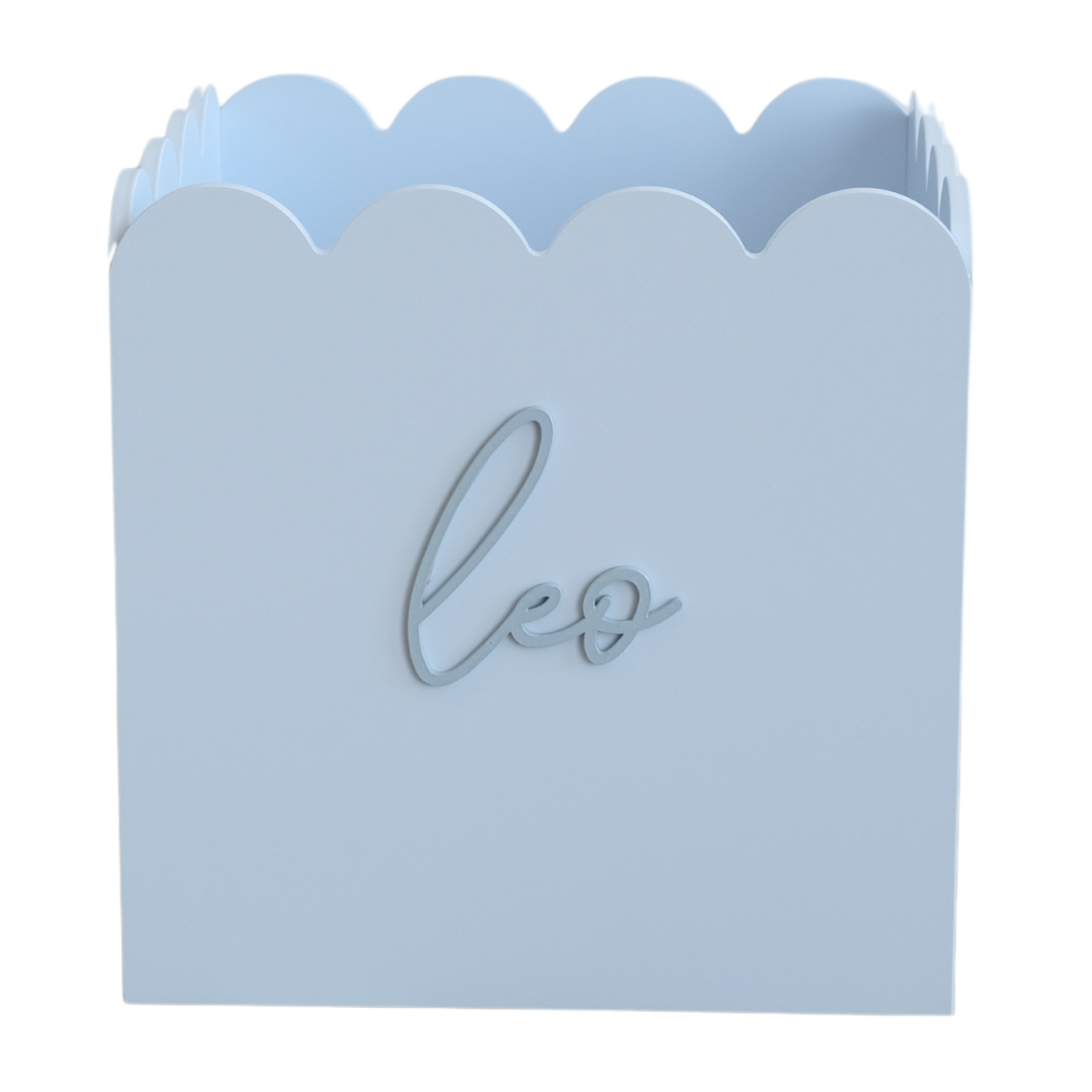 Blue and discount white toy box