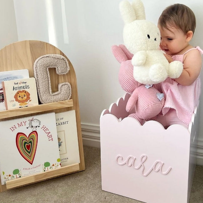 Pink Teddy Toy Box