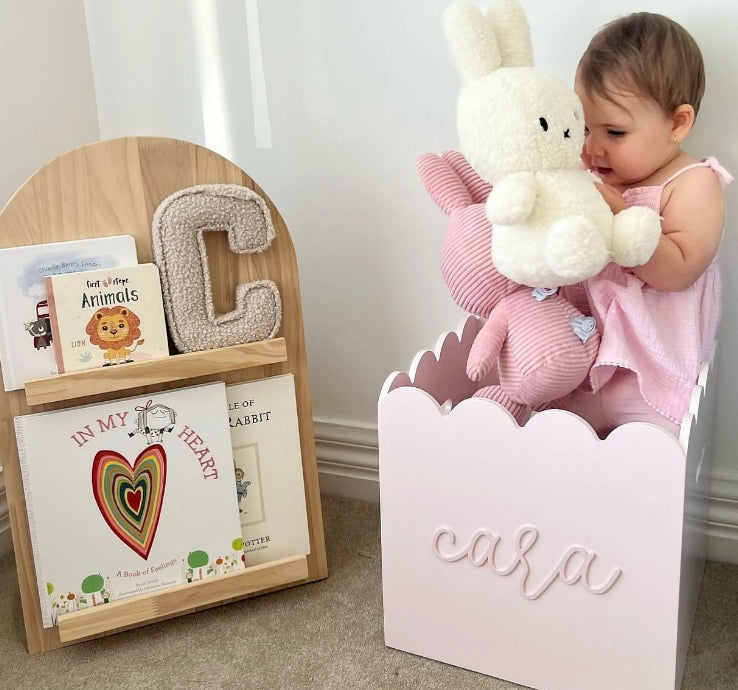 Pink Teddy Toy Box