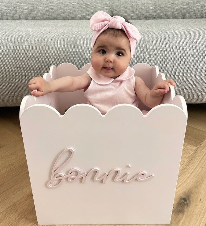 Pink Teddy Toy Box