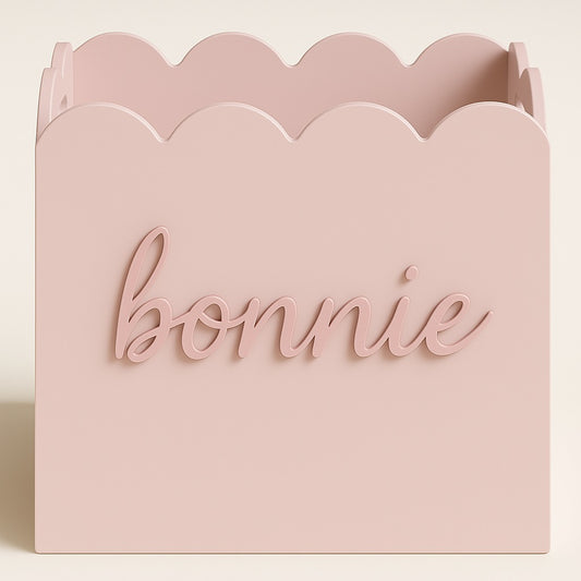 Pink Teddy Toy Box