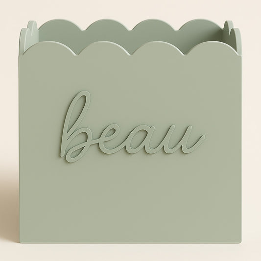 Sage Teddy Toy Box