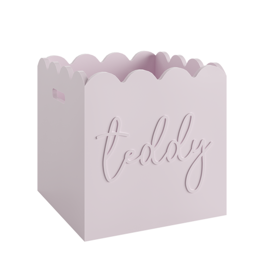 Pink Teddy Toy Box