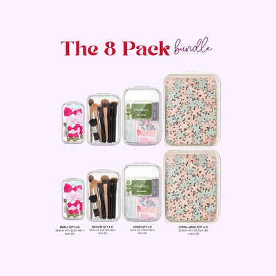 Tidee Case 8 Pack: two of every size