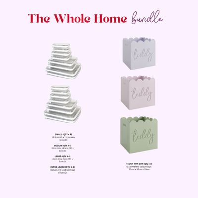 Whole Home Set - 3 Boxes + 1 x Tidee 16 Pack
