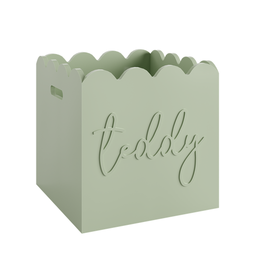 Sage Teddy Toy Box