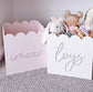 Pink Teddy Toy Box
